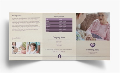 Design Preview for Design Gallery: Community Living Folded Leaflets, Tri-fold A6 (105 x 148 mm)