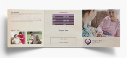 Design Preview for Design Gallery: Community Living Folded Leaflets, Tri-fold Square (148 x 148 mm)