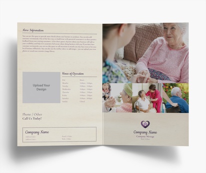 Design Preview for Design Gallery: Community Living Folded Leaflets, Bi-fold A5 (148 x 210 mm)