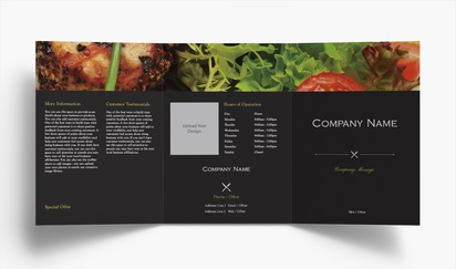 Design Preview for Design Gallery: Food & Beverage Folded Leaflets, Tri-fold A5 (148 x 210 mm)