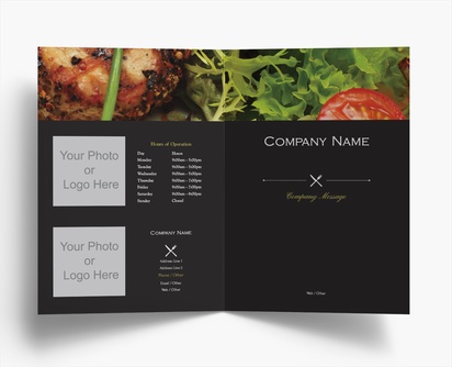 Design Preview for Design Gallery: Food & Beverage Folded Leaflets, Bi-fold A4 (210 x 297 mm)