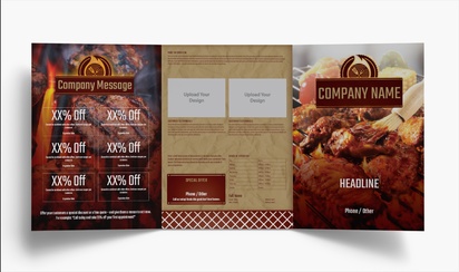 Design Preview for Design Gallery: Ice Cream & Food Trucks Folded Leaflets, Tri-fold A4 (210 x 297 mm)