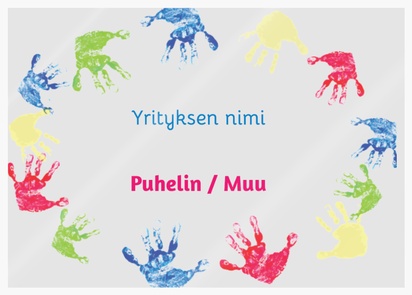 Mallin esikatselu Mallivalikoima: Lastenhoito & Adoptio Rullatarrat, Suorakulmio 10,5 x 7,4 cm