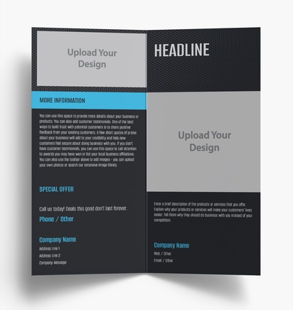 Design Preview for Design Gallery: Personal Training Folded Leaflets, Bi-fold DL (99 x 210 mm)