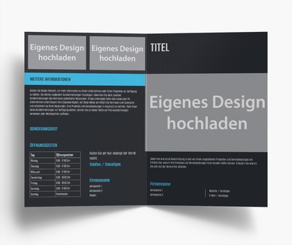 Designvorschau für Designgalerie: Falzflyer Sport & Fitness, Einbruchfalz A5 (148 x 210 mm)