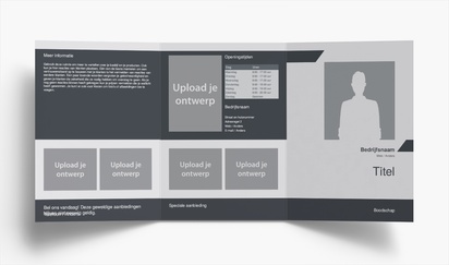 Voorvertoning ontwerp voor Ontwerpgalerij: Folders, Drieluik A5 (148 x 210 mm)