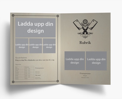 Förhandsgranskning av design för Designgalleri: Broschyrer, Enkelfalsning A4 (210 x 297 mm)