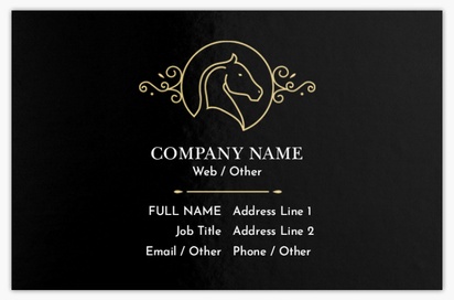 Design Preview for Design Gallery: Animal Grooming Ultra-Thick Business Cards, Standard (85 x 55 mm)
