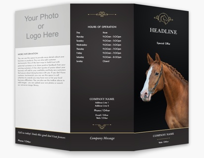 A horses equine massage black brown design for Elegant with 1 uploads
