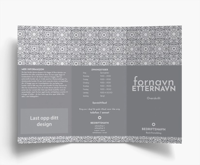 Forhåndsvisning av design for Designgalleri: Instruksjon & veiledning Brosjyrer, 3-fløyet DL (99 x 210 mm)