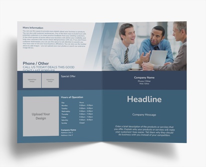 Design Preview for Design Gallery: Finance & Insurance Brochures, Bi-fold A4