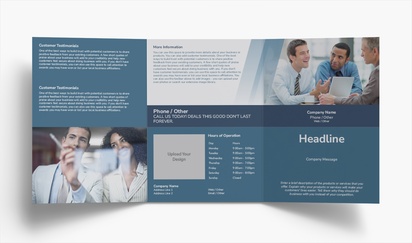 Design Preview for Design Gallery: Business Consulting Folded Leaflets, Tri-fold A5 (148 x 210 mm)