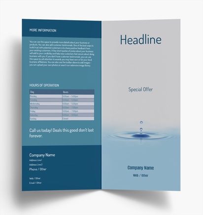 Design Preview for Templates for Beauty & Spa Brochures , Bi-fold DL