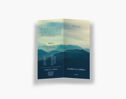 Vista previa del diseño de Galería de diseños de folletos plegados para religión y espiritualismo, Díptico DL (99 x 210 mm)