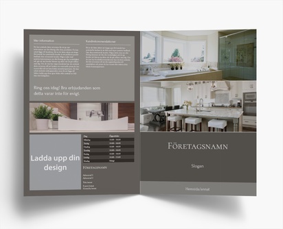 Förhandsgranskning av design för Designgalleri: Modernt och enkelt Broschyrer, Enkelfalsning A4 (210 x 297 mm)