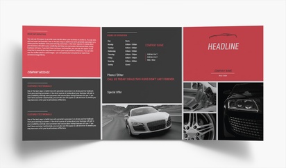 Design Preview for Design Gallery: Auto Dealers Folded Leaflets, Tri-fold A5 (148 x 210 mm)