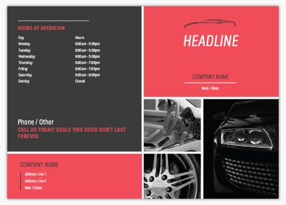 Design Preview for Design Gallery: Automotive & Transportation Flyers, Bi-fold A6