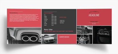 Design Preview for Design Gallery: Auto Dealers Folded Leaflets, Tri-fold Square (148 x 148 mm)