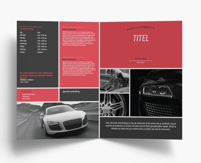 Voorvertoning ontwerp voor Ontwerpgalerij: Auto en transport Flyers en folders, Tweeluik A4 (210 x 297 mm)