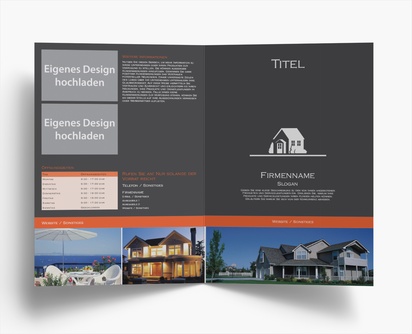 Designvorschau für Designgalerie: Falzflyer Immobiliengutachten & Investitionen, Einbruchfalz A4 (210 x 297 mm)