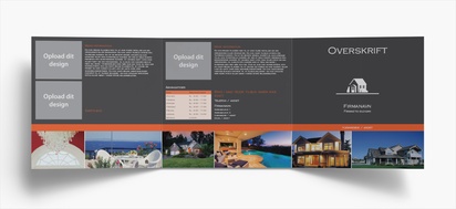 Forhåndsvisning af design for Designgalleri: Ejendomsmægling Brochurer, 3-fløjet Firkantet (210 mm x 210 mm)