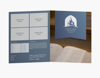 Design Preview for Design Gallery: Religious & Spiritual Folded Leaflets, Bi-fold A4 (210 x 297 mm)