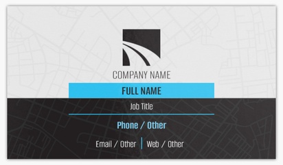 Design Preview for Design Gallery: Taxi Service Standard Visiting Cards