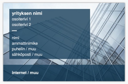 Mallin esikatselu Mallivalikoima: Laki & Politiikka Standard-käyntikortit, Standard (85 x 55 mm)