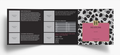 Design Preview for Design Gallery: Event Planning & Entertainment Folded Leaflets, Tri-fold Square (148 x 148 mm)