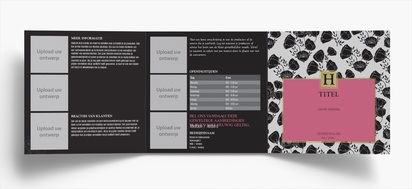 Voorvertoning ontwerp voor Ontwerpgalerij: Detailhandel en verkoop Folders, Drieluik Vierkant (148 x 148 mm)