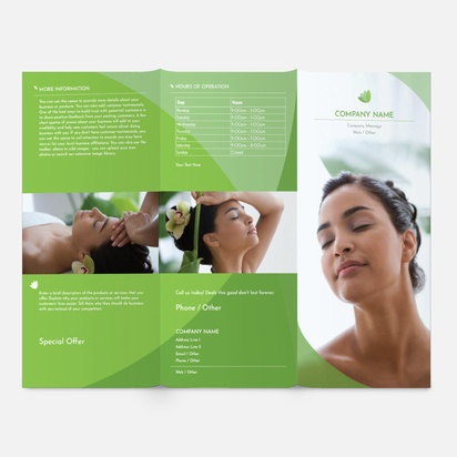 Design Preview for Design Gallery: Health & Wellness Brochures, DL Tri-fold