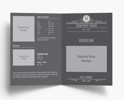 Design Preview for Templates for Elegant Brochures , Bi-fold A4