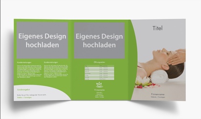 Designvorschau für Designgalerie: Falzflyer, Wickelfalz A4 (210 x 297 mm)