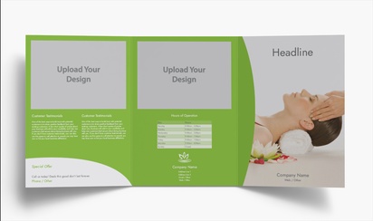 Design Preview for Design Gallery: Spas Folded Leaflets, Tri-fold A4 (210 x 297 mm)