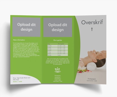 Forhåndsvisning af design for Designgalleri: Blomster og grønt Brochurer, 3-fløjet DL (99 x 210 mm)