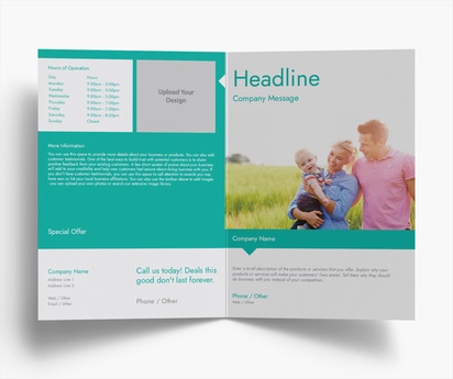 Design Preview for Design Gallery: Insurance Folded Leaflets, Bi-fold A5 (148 x 210 mm)
