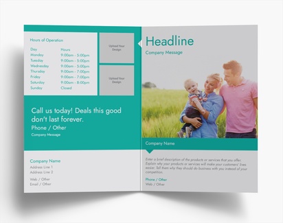 Design Preview for Design Gallery: Insurance Folded Leaflets, Bi-fold A6 (105 x 148 mm)