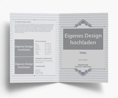 Designvorschau für Designgalerie: Falzflyer Retro, Einbruchfalz A5 (148 x 210 mm)