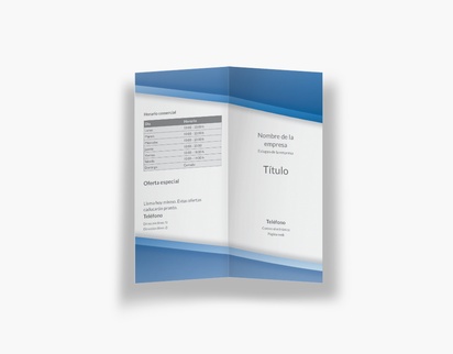 Vista previa del diseño de Galería de diseños de folletos plegados para finanzas y seguros, Díptico DL (99 x 210 mm)