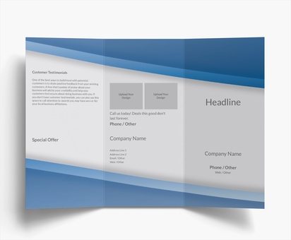 Design Preview for Design Gallery: Technology Folded Leaflets, Tri-fold DL (99 x 210 mm)