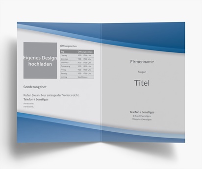 Designvorschau für Designgalerie: Flyer und Falzflyer Informationstechnologie, Einbruchfalz A5 (148 x 210 mm)