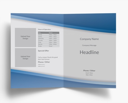 Design Preview for Design Gallery: Finance & Insurance Folded Leaflets, Bi-fold A4 (210 x 297 mm)