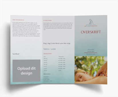 Forhåndsvisning af design for Designgalleri: Moderne og enkel Brochurer, 3-fløjet DL (99 x 210 mm)