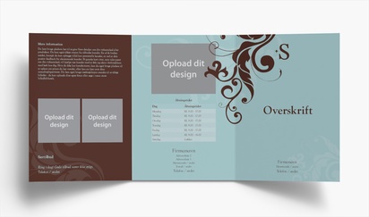 Forhåndsvisning af design for Designgalleri: Blomster og grønt Brochurer, 3-fløjet A5 (148 x 210 mm)