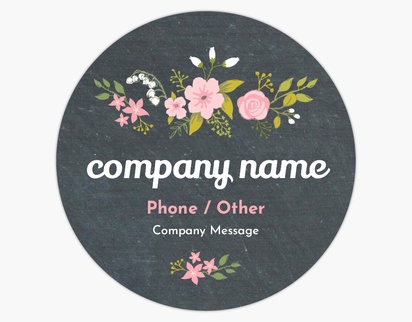 A foil rustic gray pink design for General Party