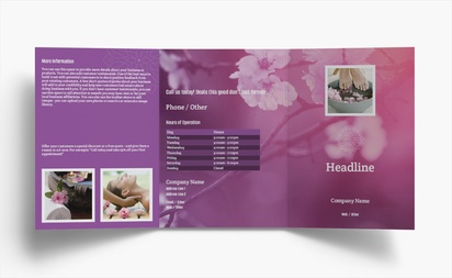 Design Preview for Design Gallery: Cosmetics & Perfume Folded Leaflets, Tri-fold A6 (105 x 148 mm)