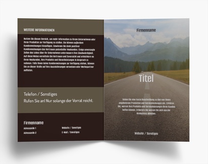 Designvorschau für Designgalerie: Falzflyer Religiös & Geistig, Einbruchfalz A6 (105 x 148 mm)