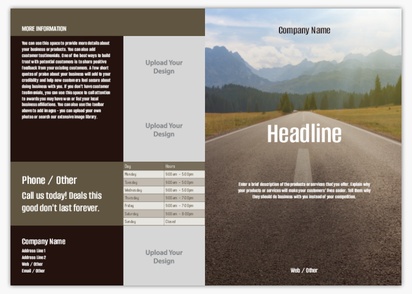 Design Preview for Design Gallery: Automotive & Transportation Flyers, Bi-fold A5