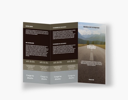 Vista previa del diseño de Galería de diseños de folletos plegados para religión y espiritualismo, Pliegue en acordeón DL (99 x 210 mm)