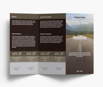 Design Preview for Design Gallery: Trucking Folded Leaflets, Z-fold DL (99 x 210 mm)